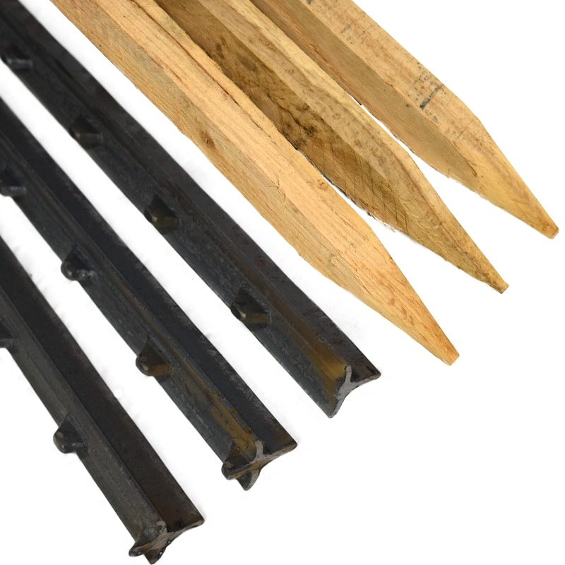 Wood Stakes & Steel Posts